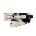 Savanna Cowhide Black Belt