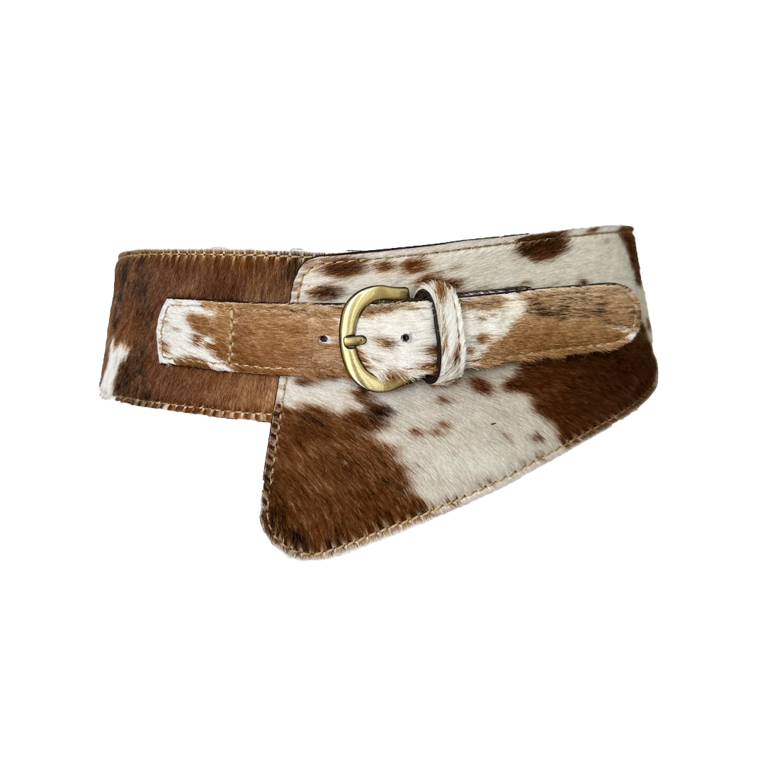 Savanna Cowhide Brown Belt