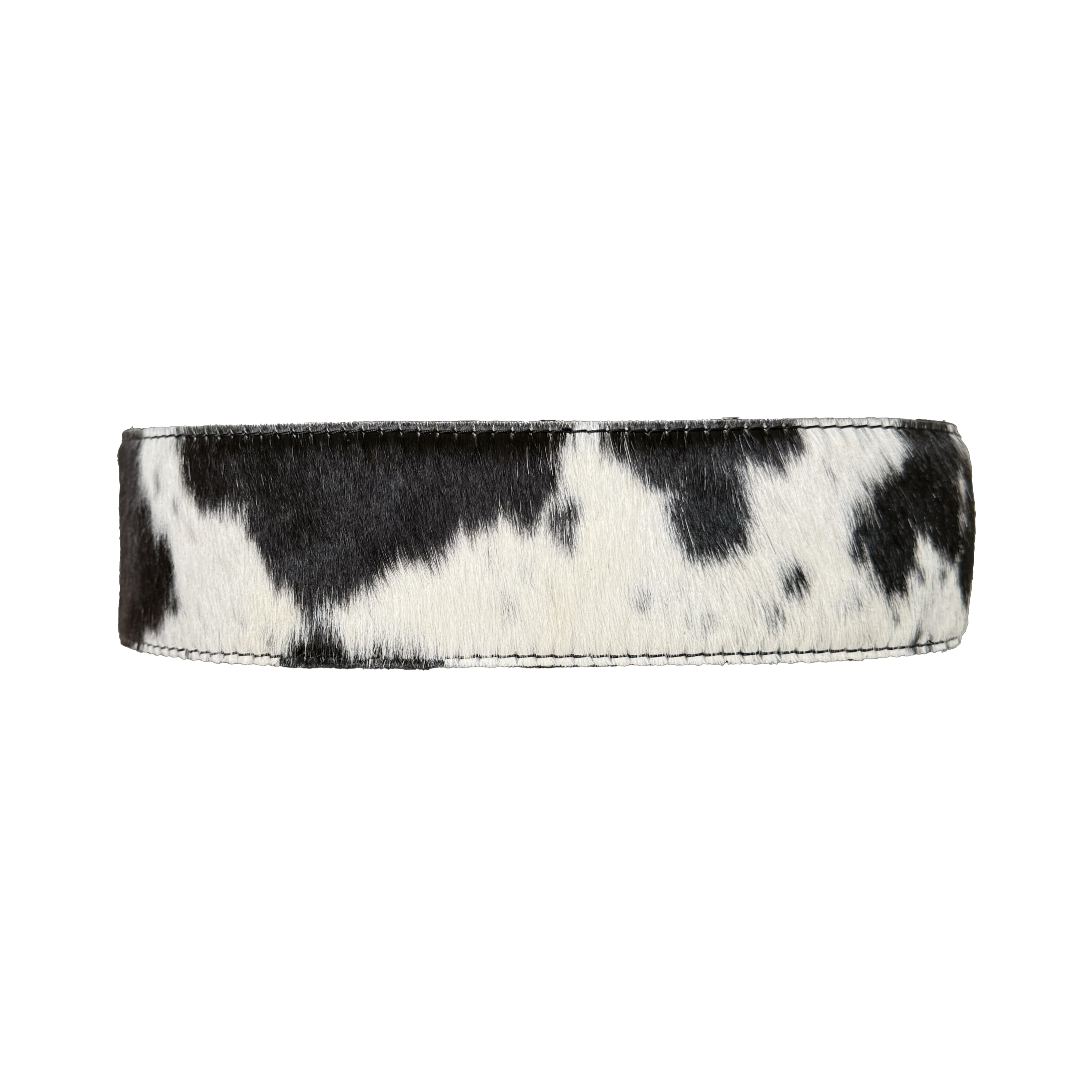 Savanna Cowhide Black Belt