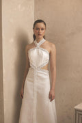 Celina Dress White
